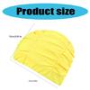 Fabric Swim Caps for Short Hair Long Hair, Nylon Cloth Swimming Caps Elastic Swim Caps Comfort Swim Hats for Women Man