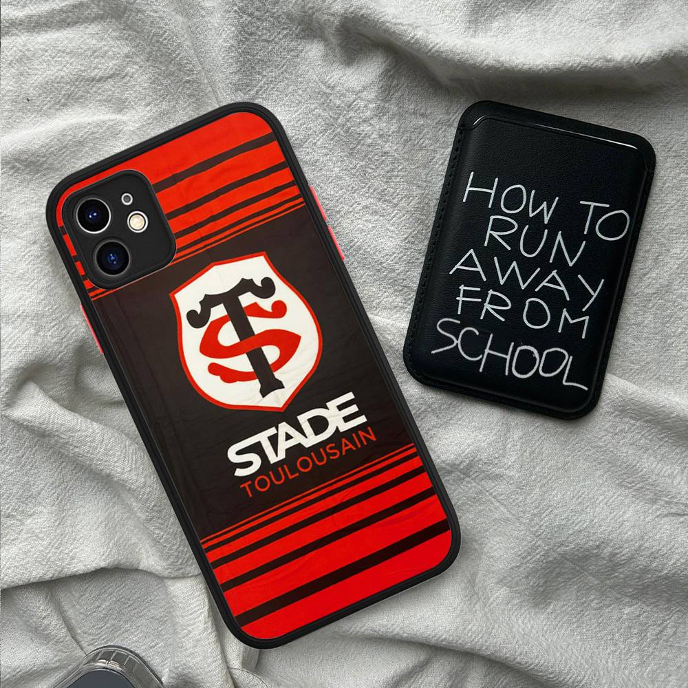 

Stade-Toulousain Phone Case For IPhone 16 15 14 X XR XS 7 8 Plus 11 12 13 Pro MAX 13mini Matte Shockproof Case iphone 11pro max