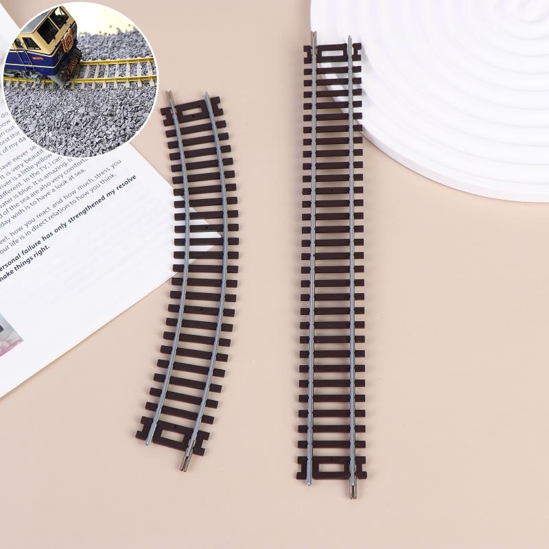 1/87 Ho Scale Train Track Model Miniature Sand Table Train Railway Layout Straight Track/Curved Track