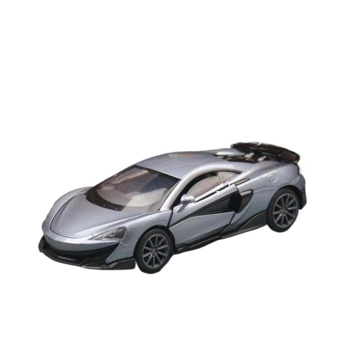 

1/32 McLaren 600LT Super Sport игрушечная модель автомобиля литая металлическая миниатюрная модель транспортного средства со звуком и светом коллекция подарок для детей серый