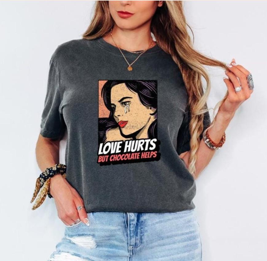 Смешная футболка про жизнь, Смешная футболка на День святого Валентина, Подарок для нее, Подарок для жены, Винтажная унисекс футболка XL