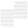 100Pcs Curtain Movement Essential S Shaped Quiet Track Glider Hook Track Drapery Hook