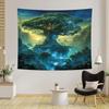 Tree Life Tapestry  Inspirational 3D Bohemian Wall Art Poster with Elegant Fantasy Drawing Cool Oversized Horizontal Mural