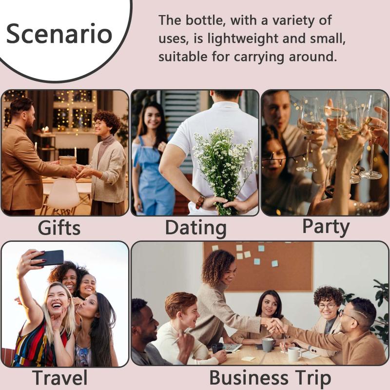 5ml Parfümzerstäuber Drucktyp Flüssigkeitssprühflasche Nachfüllbar Tragbarer Parfümspender für Reisen