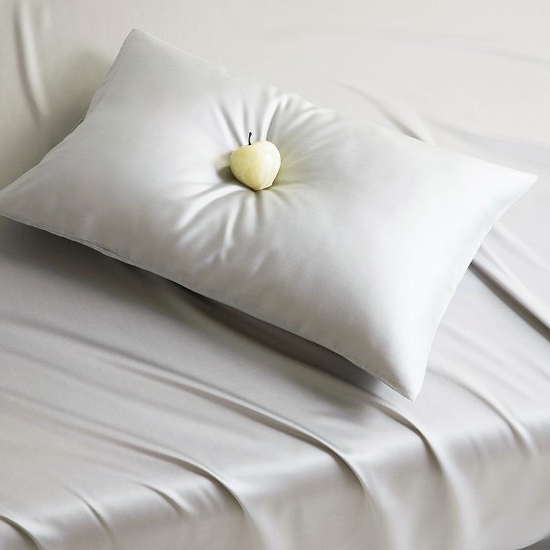 Tencel Pillowcase A Pair of Summer Cool Pillowcases Lyocell Solid Color Silk Pillow Towels 48x74cm【1 pack】