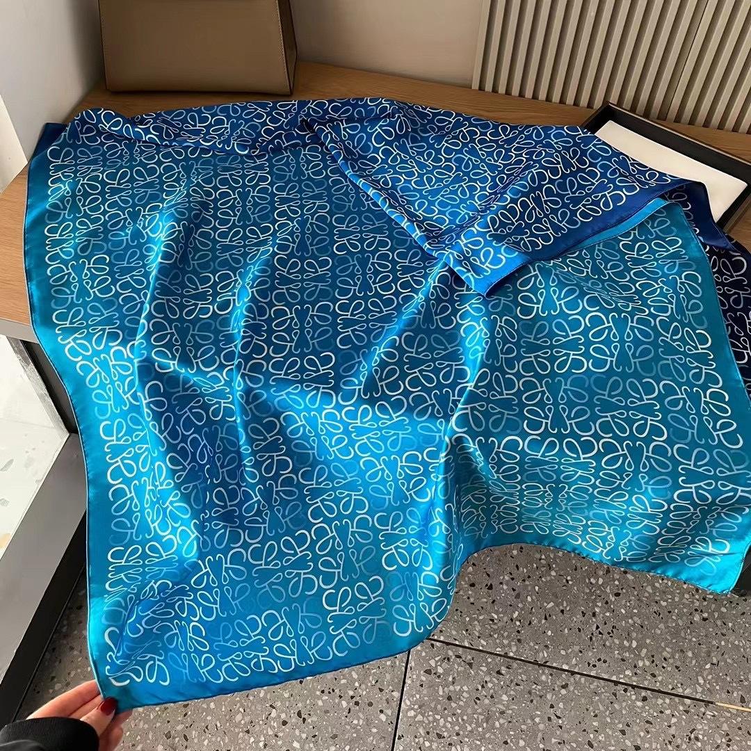 

New Xiangyun Forged Silk Scarf for Women s High-end Versatile Printed Shawl Spring and Autumn Women s Silk Scarf Light and Fashion 180-90cm