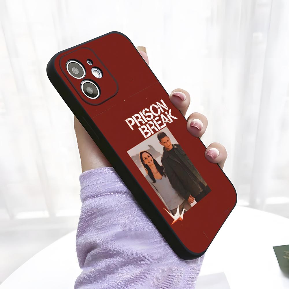 P-Prison Break TV Phone Case For IPhone 17 Pro Max 15 Pro 16 14 Plus 12 13 Mini 11 Pro Shockproof Soft Cover iPhone14 Pro