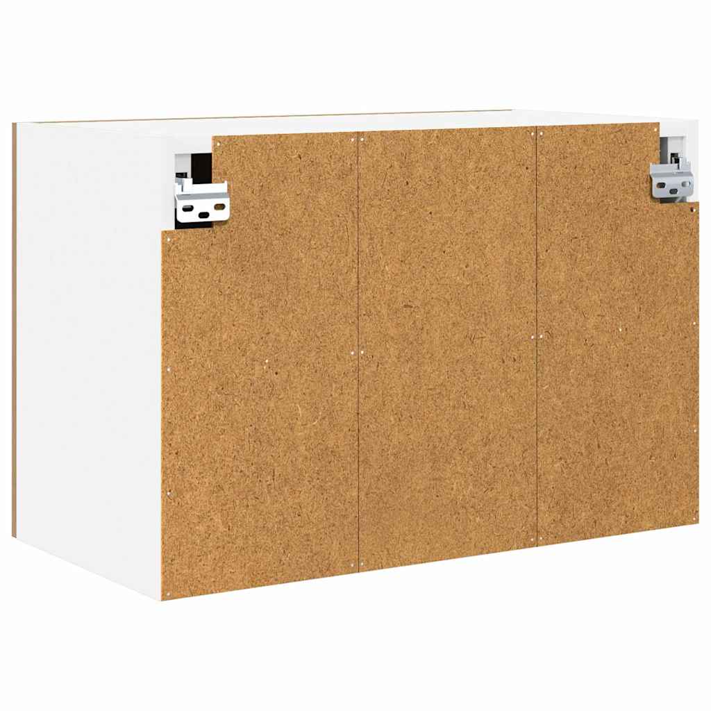 Wall Mounted Cabinet Set (2 Pcs) Artisan Oak & White 60 X 31 X 40 Cm