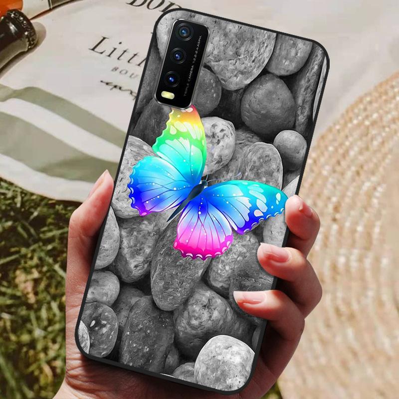For Vivo Y11S Case Silicone Soft TPU Phone Cover For Vivo Y12s V2027 Case Cartoon Case Protective Bumper For Vivo V2032 Y11s
