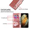 Glitter Leather Case for Samsung Galaxy A17 A16 A56 A36 A15 A05S A25 A35 A55 A14 A34 A54 A13 A33 A53 Zipper Flip Wallet Cover