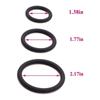 3pcs/set Male Lock Fine Ring Penile Longer Harder Stronger Training Props Man Penile Rings Adult Game Sex