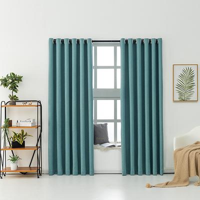 Curtain Fabric Simple Cotton And Linen Engineering Home Decoration Curtain Fabric Finished Products