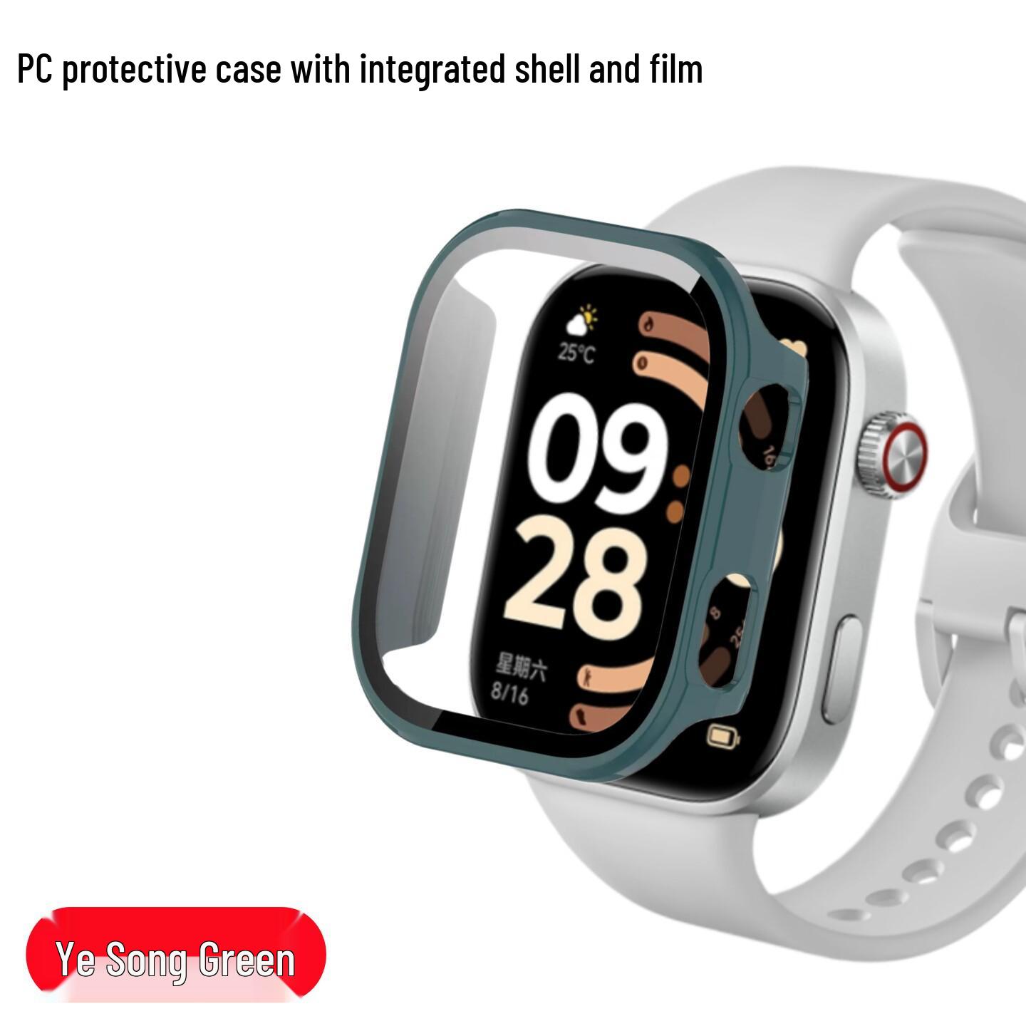 Redmi Watch 6 Protective Case with Tempered Film for Full Coverage - Anti-drop for Watch 5/4 Compatible with Redmi Watch 5/4