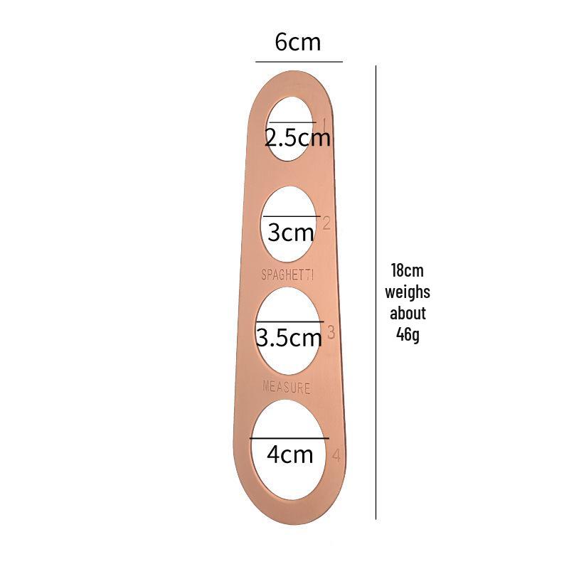 Rostfritt stål 4-håls Spaghettimått Köksredskap