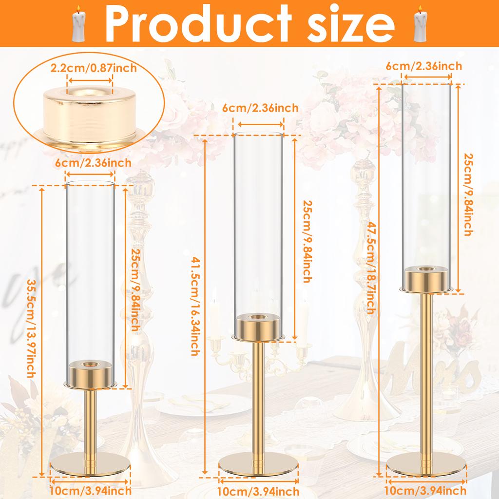 European Style Metal Candle Holders Vintage Candlestick Hotel Wedding Table Candle Stand Anniversary Christmas Table Decoration