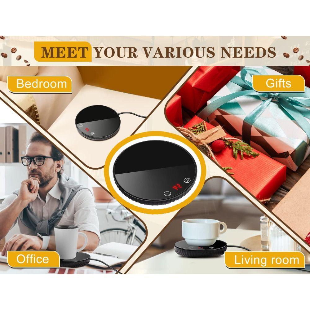 Elektrický ohřívač hrnků Podložka pod hrnek 2-teplotní nastavení Ohřívač svíčky Nový ohřívač šálků kávy Stolní káva