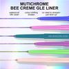 Kühnes Atemberaubendes Eyeliner-Make-up - Hochpigmentierte Matte Multichrome Formel, Wasserfest und Langhaftend