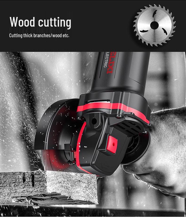 High-Power Multifunctional Angle Grinder and Polisher for Home Use