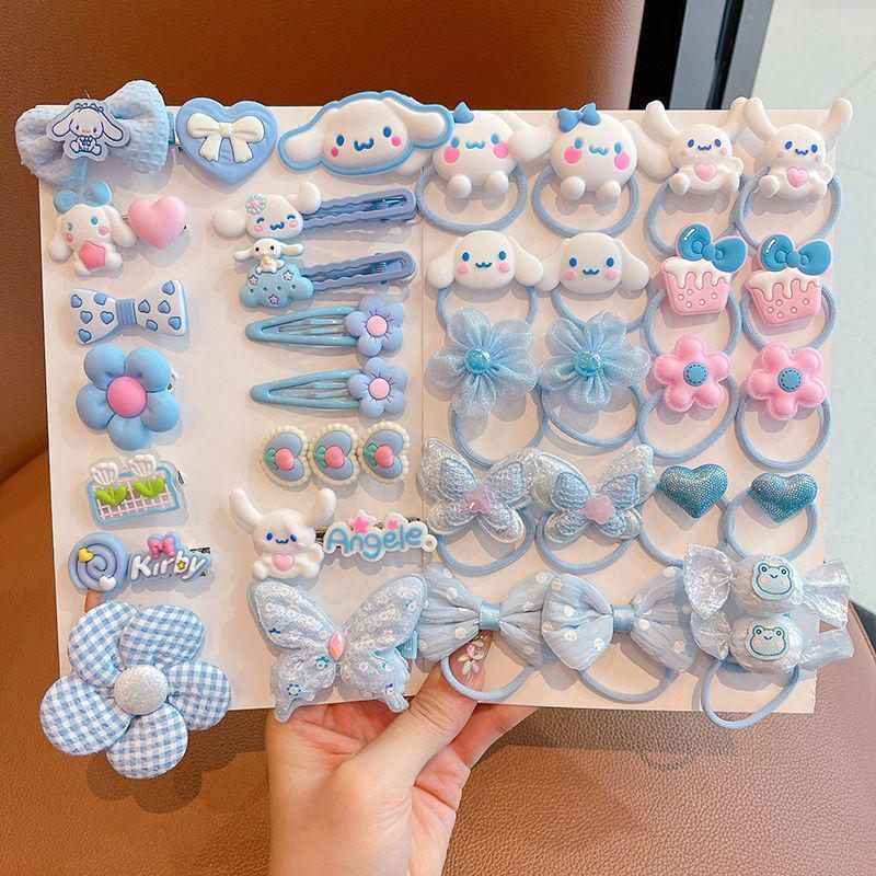 Hello Kitty 15-Piece Hair Clip Set – Cute Japanese Cartoon Hair Accessories