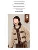 2025 French Style Color Block Women's Winter Jacket - Trendy and Warm