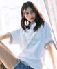 Ledeoli Ocean Haze Oversized Short Sleeve T-Shirt [White]