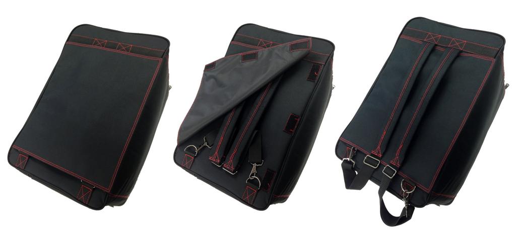 KC 3-Wege Cajon-Tasche, Schwarz (CJB-01BK)