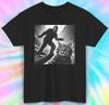Bigfoot and Cat Shirt | Funny Selfie Design | Humorous Tee S-4xl