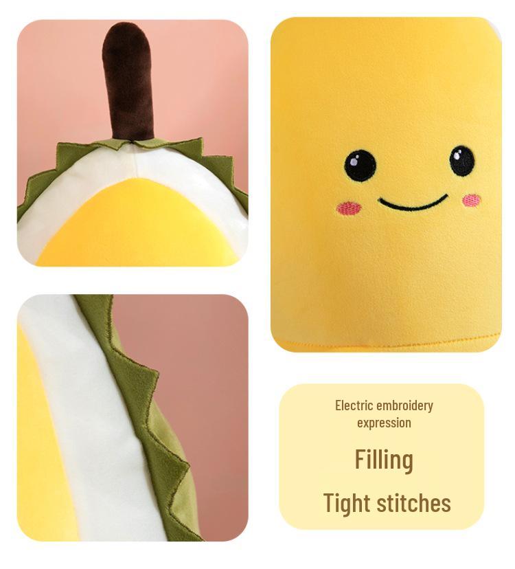 Durian Plush Toy Pillow - Creative Fruit Series Doll Companion