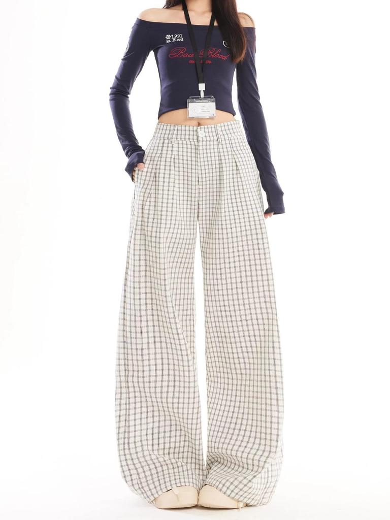 Damen Amerikanische Retro Karottenhose mit hoher Taille - Lässig, Schlankmachend, Frühling/Sommer