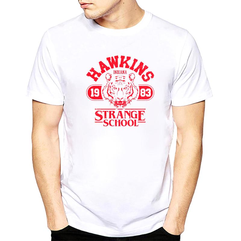 Stranger Things Eleven Waffle Hawkins T Shirt Men And Women White Casual Plus Size
