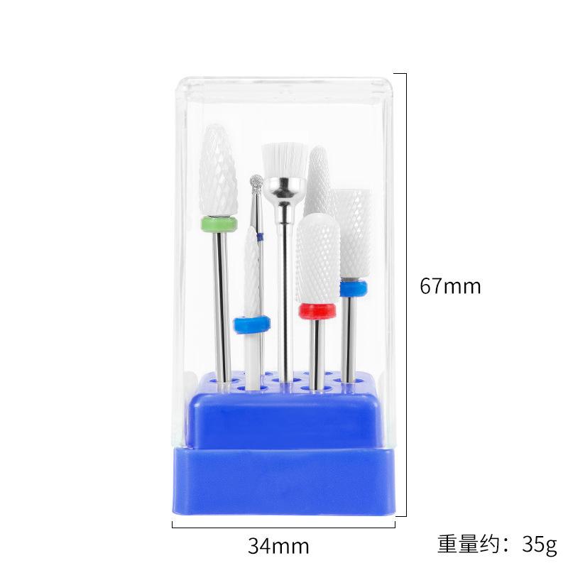 Nail Art Remover Grinding Head, Ceramic Stainless Steel Universal Grinding Head Polishing, Quick Nail Remover Grinding Tool