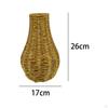 Handcrafted Rattan Vase - Woven Art for Flower Arrangements