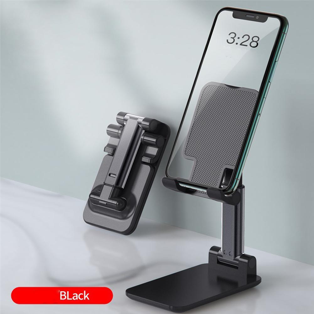 Smart Phone Holder, Desk Portable Tablet Cell Phone Holder, Tablet Stand, Anti-Slip Adjustable Angle Phone Holder, Folding Electronic Devices Mount, F