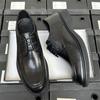 Round Head Leather Shoes Men'S Business Dress Leather Breathable Suit Work Shoes Groom Wedding Men'S Shoes Men'S Leather Shoes High-End