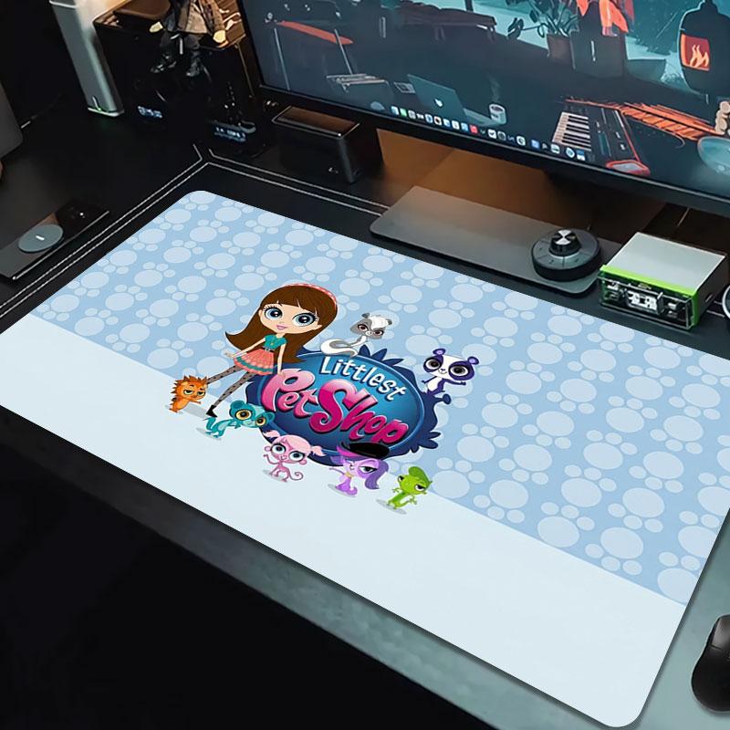 Littlest Pet Shop Large Size Mouse Pad Large Gaming Table Cushion Non-slip Laptop Tablet Big Mousepad XXL Mat Mini PC Playmat With Lock edge