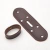 Belt Pin Buckle Connector Leather Replacement with Belt Keeper Durable Easy Install Belt Strap Fastening Accessories