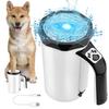 PWEZON Automatic Dog Paw USB Charging Dog Paw Washer Cup with Soft Silicone High for Large Dogs and Cats Cleaner, Brush, 2-in-1 7.4V Power,