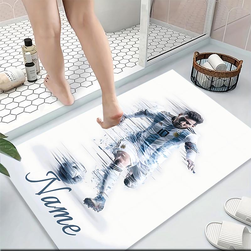 Custom Name Argentina Football Celebration Carpet Rug Customizable Soft Washable Anti-Slip Home Living Room Sofa Mats Personalized Rug. 0909411
