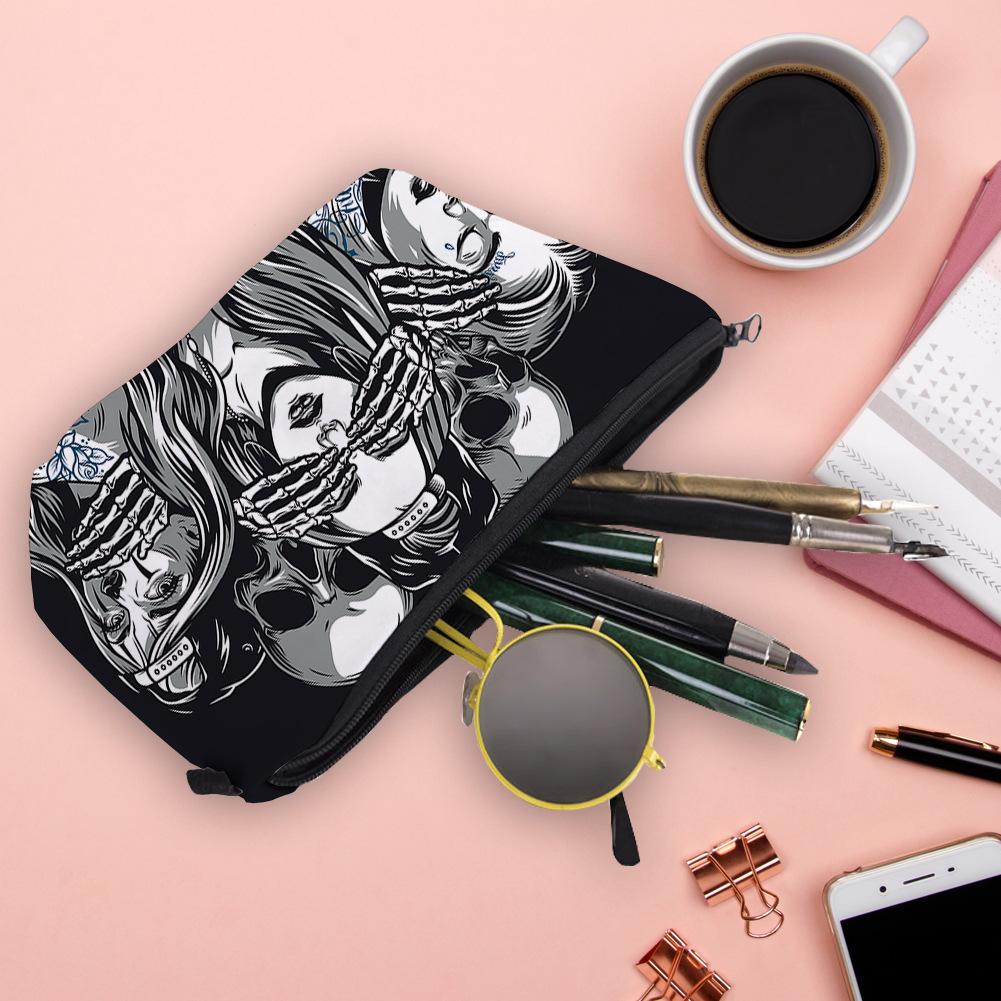 Women Print Cosmetic Bag Toiletries Organize Travel Storage Case