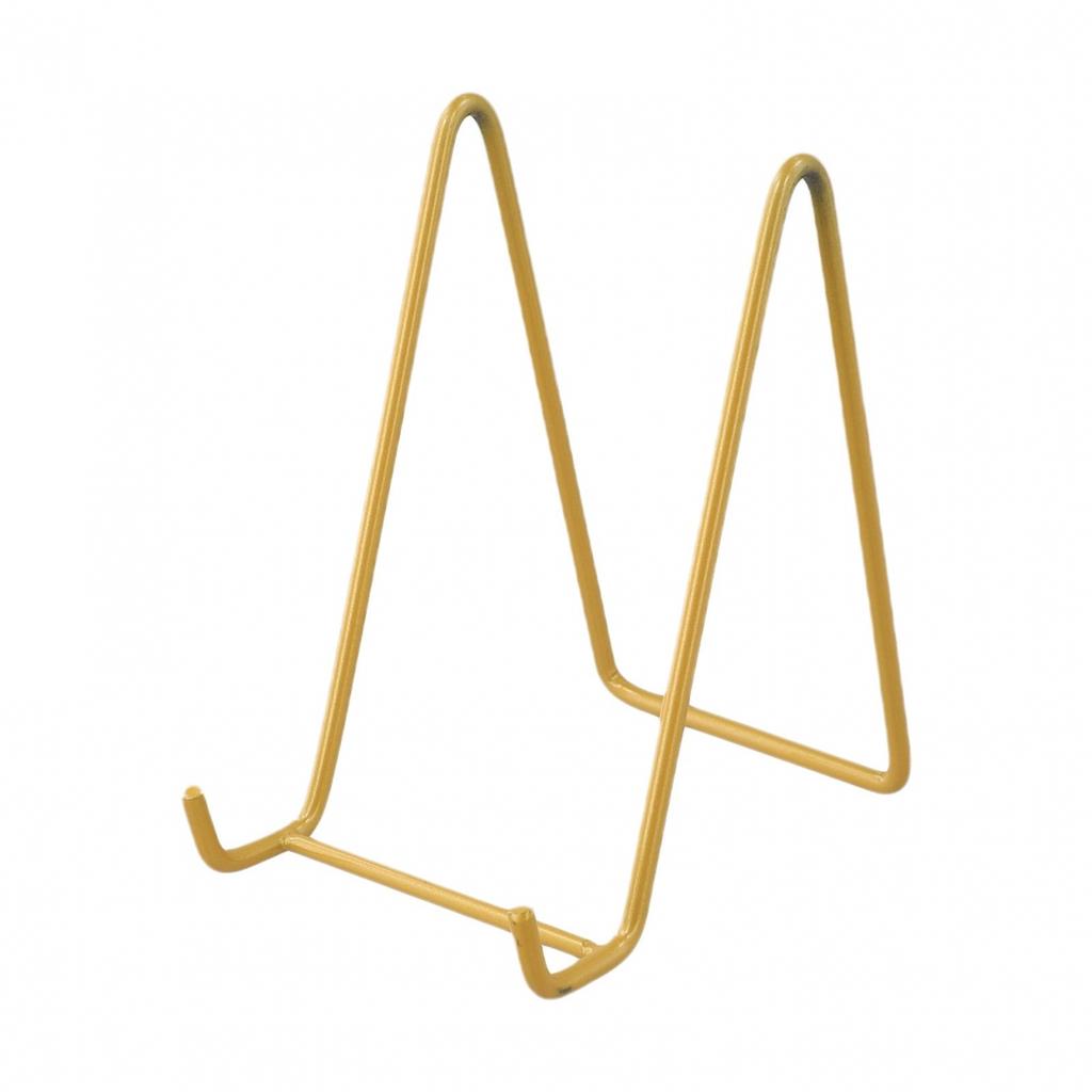 Pevný stojan na vystavení foto rámečků a uměleckých obrazů ve stylové železné povrchové úpravě