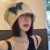 Korean Butterfly Embroidered Baotou Hat Children's Versatile Sweet Cool Cold Hat Big Head Surrounding Pile Hat