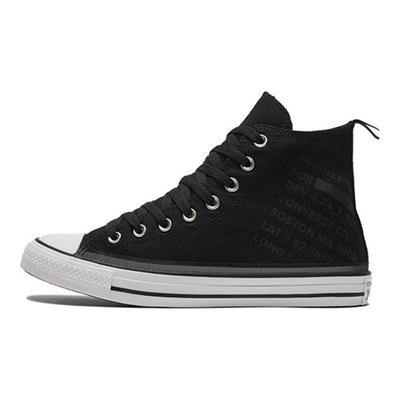 Chuck Taylor All Star Espadrilles Compensées Confortables & Stylées Unisexes Noir & Blanc