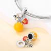 Charms Original Copper Maple Leaf Bee Pendant Beads Fit Bracelet Diy Fine Gift Women Delicate Jewelry Accessory