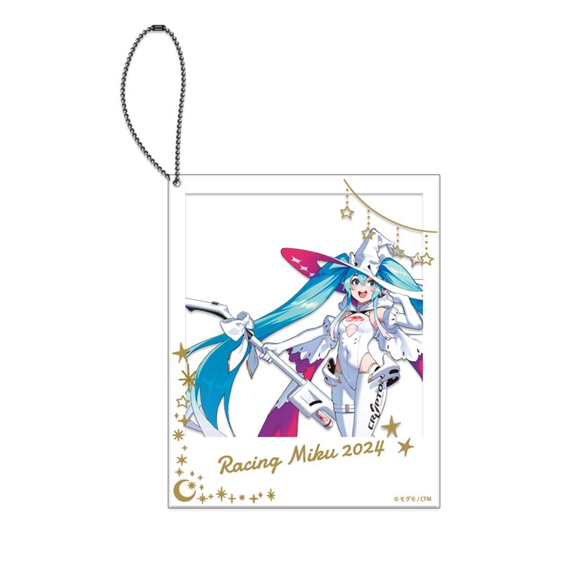 

Racing Miku 2024 Key Visual 1 Ver. Акриловый брелок в стиле Polaroid