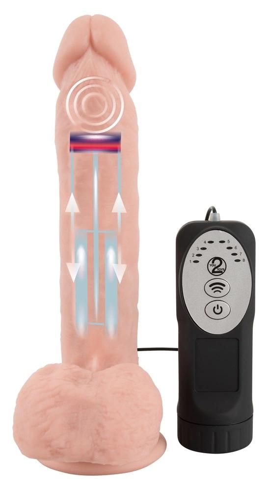 Medical Silicone - Medical Silicone Shock Vibrator 21cm