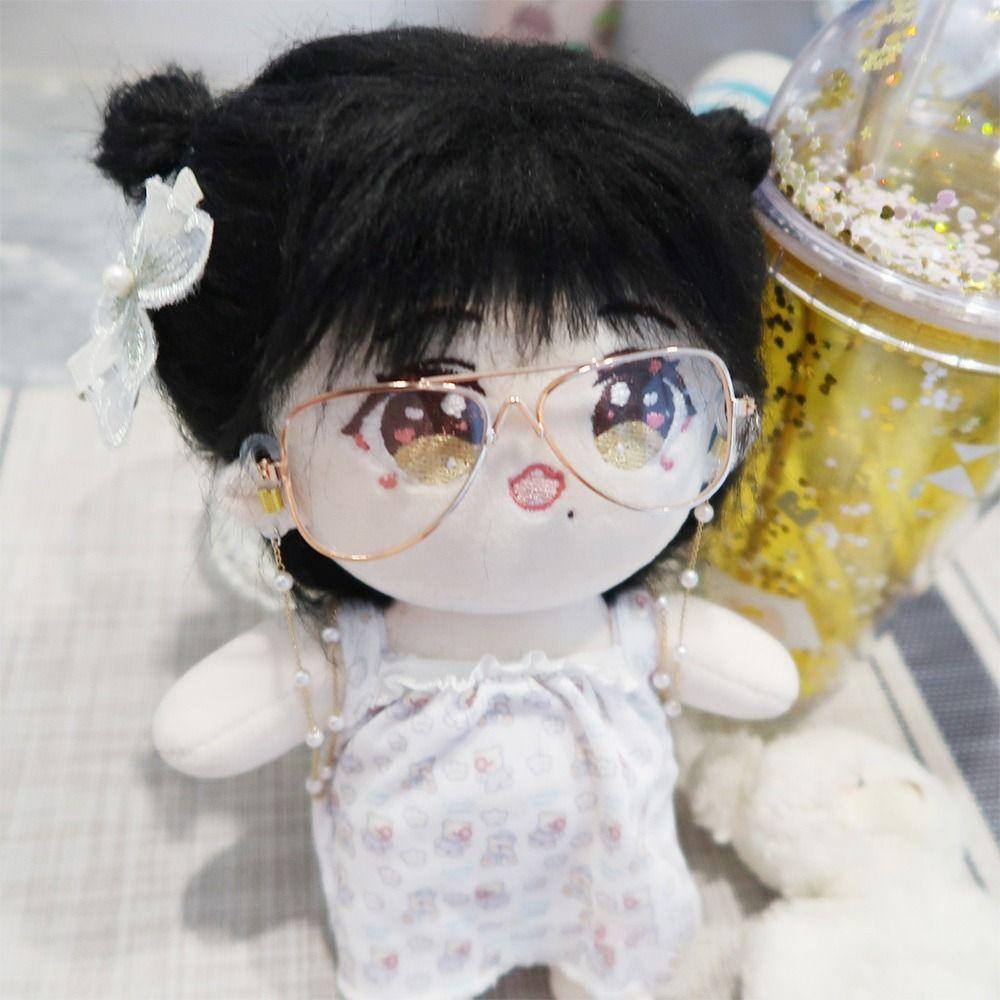 Accessories for 1/31/4 BJD For 10cm Dolls Cute Heart Frame Glasses Clothes Plush Doll Eyeglasses