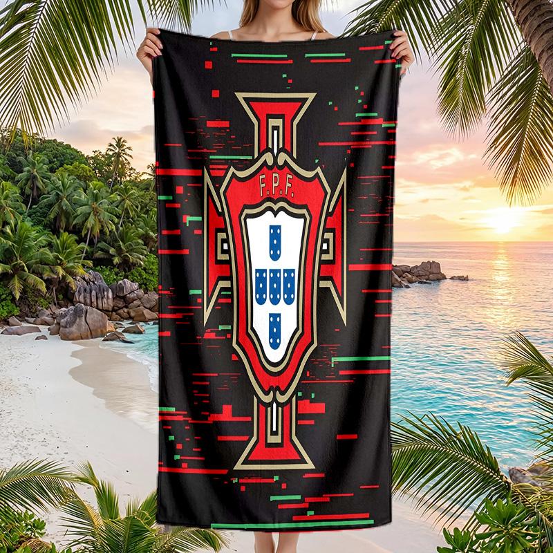 Portugal national football team Beach Towel Soft Microfiber Summer Towel Quick Dry Absorbent Towel for Beach Swimming Pool Travel