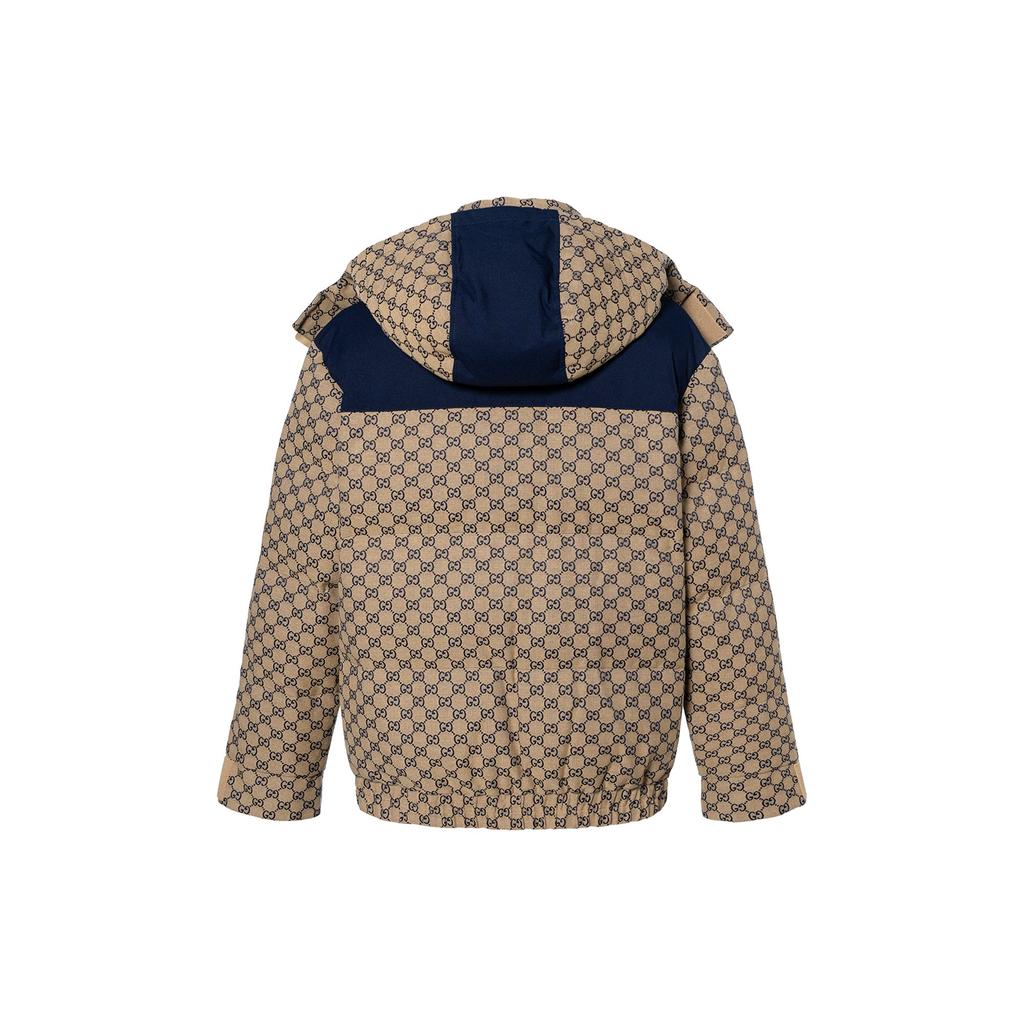 Gucci Gg Canvas Goose Down Jacket 715535-Z8A52-9120