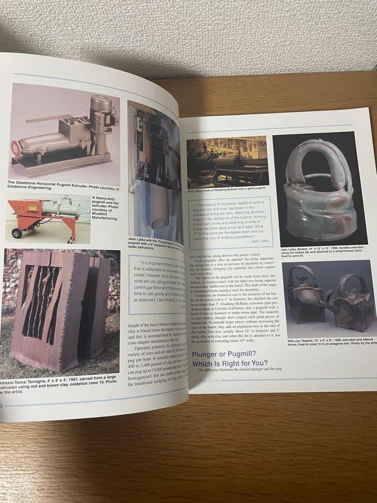 [USED] Foreign books ceramic extruding string making machine clay pottery potter's wheel art