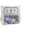 Large Capacity Multi-Pocket Ita Bag with Cute Buttons for Middle & High School Students